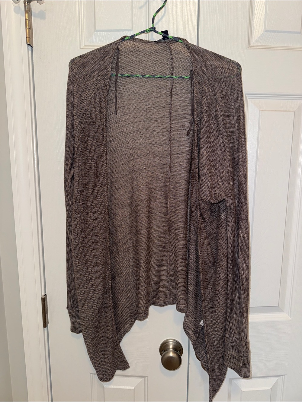 American Eagle Outfitters Brown Open-Front Women's Cardigan
